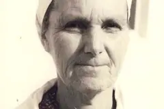 Portret i një infermiereje me kapele, fotografi arkivi